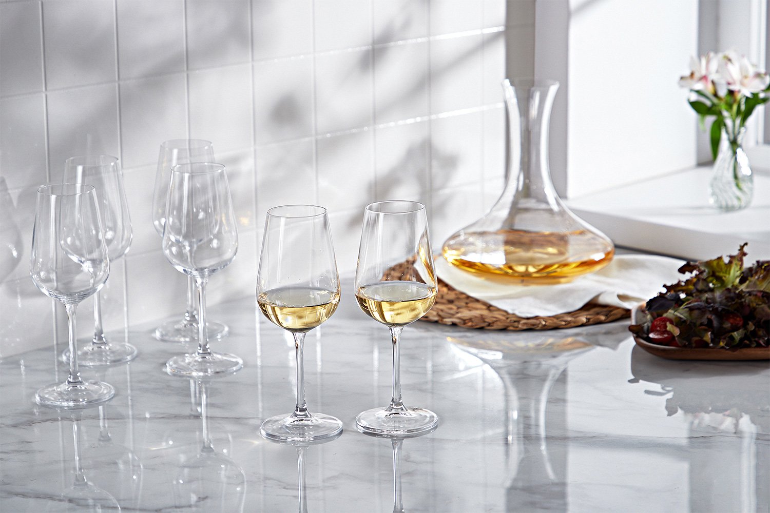 фото Набор бокалов для белого вина tori hoff