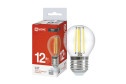 Лампа светодиодная IN HOME Vision care LED-ШАР-deco E27, 12W, Шар, 4000 К, Естественный