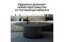 Стол с трубчатым подстольем GENGLASS Trubis wood
