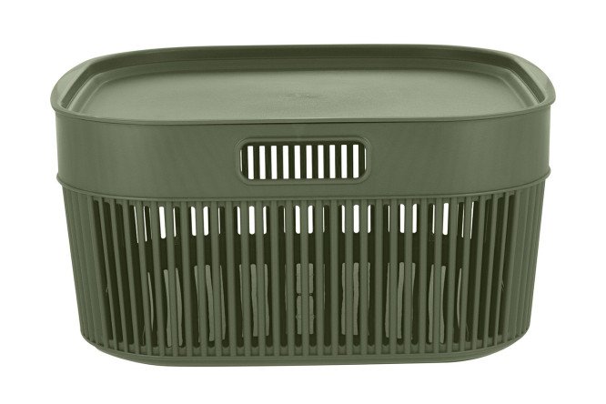 Корзина с крышкой Струна 28.8x14.5x29.6 см, 9.5 л