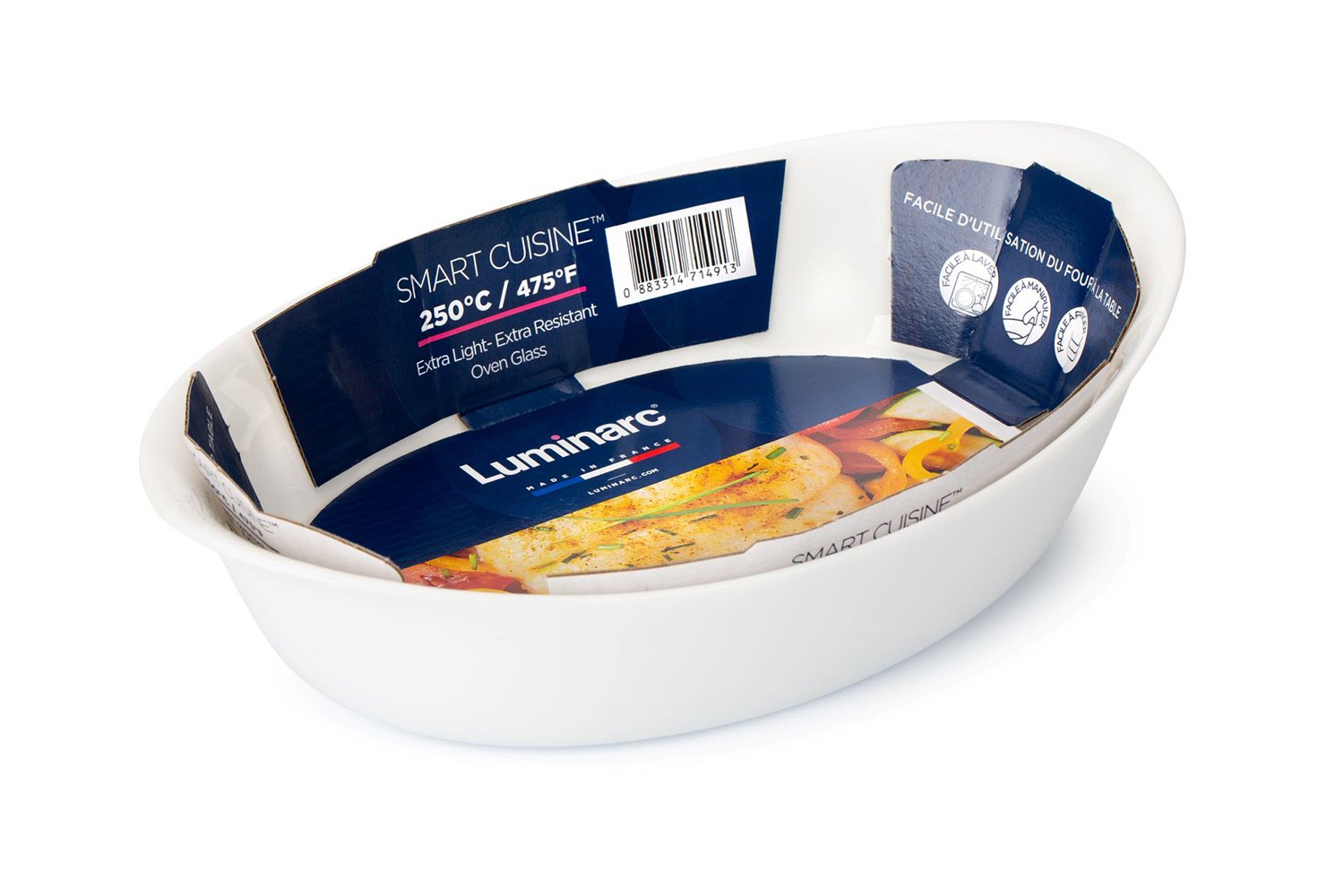 Форма для запекания Luminarc Smart Cuisine овальная 25х5.8х15.8 см, 800 л
