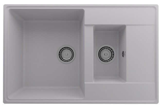 Изображение товара Мойка ULGRAN Quartz Prima 780 1,5 K-04 с крылом