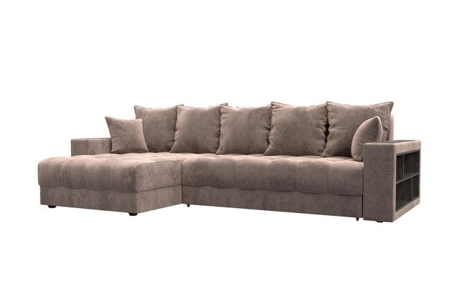 Изображение товара Угловой диван-кровать Лига 050 с декором и полкой