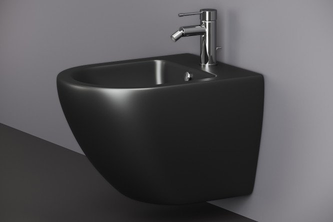 Биде подвесное CERAMICANOVA Metropol Rimless 37х32.5х17.2 см