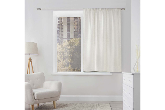 Изображение товара Штора для кухни MICASA Liki 140х180 см, 1 шт., цвет экрю