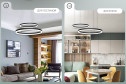 Люстра SEVEN FIRES Хелин 20 кв.м., LED, 60 см