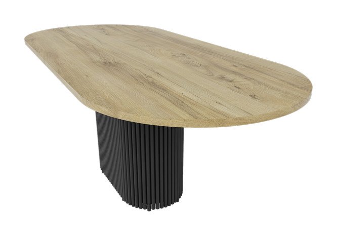 Изображение товара Стол GENGLASS Trubis wood 200х75х90 см - прочный и стильный мебельный предмет