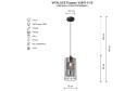 Светильник подвесной VITALUCE V2847-1/1S 3 кв.м., 15х108х15 см, E27