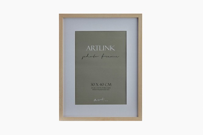 Изображение товара Фоторамка с паспарту Ellis natura 30х40 см МДФ стекло