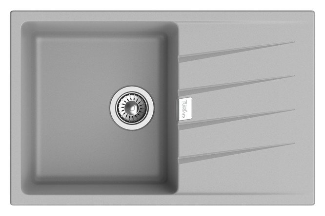 Изображение товара Врезная кухонная мойка RIVELATO Raum RM-78 с крылом 78х50х20 см кварц