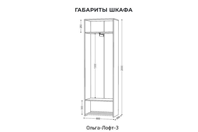 Фото 9 Шкаф ИВАРУ Ольга Лофт 60х200х35 см Фото 9 Шкаф ИВАРУ Ольга Лофт 60х200х35 см
