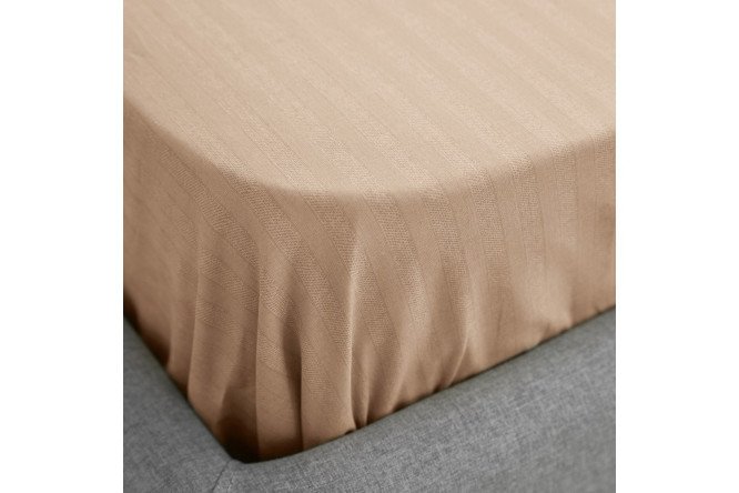 Простыня на резинке Caramel Mousse Поплин