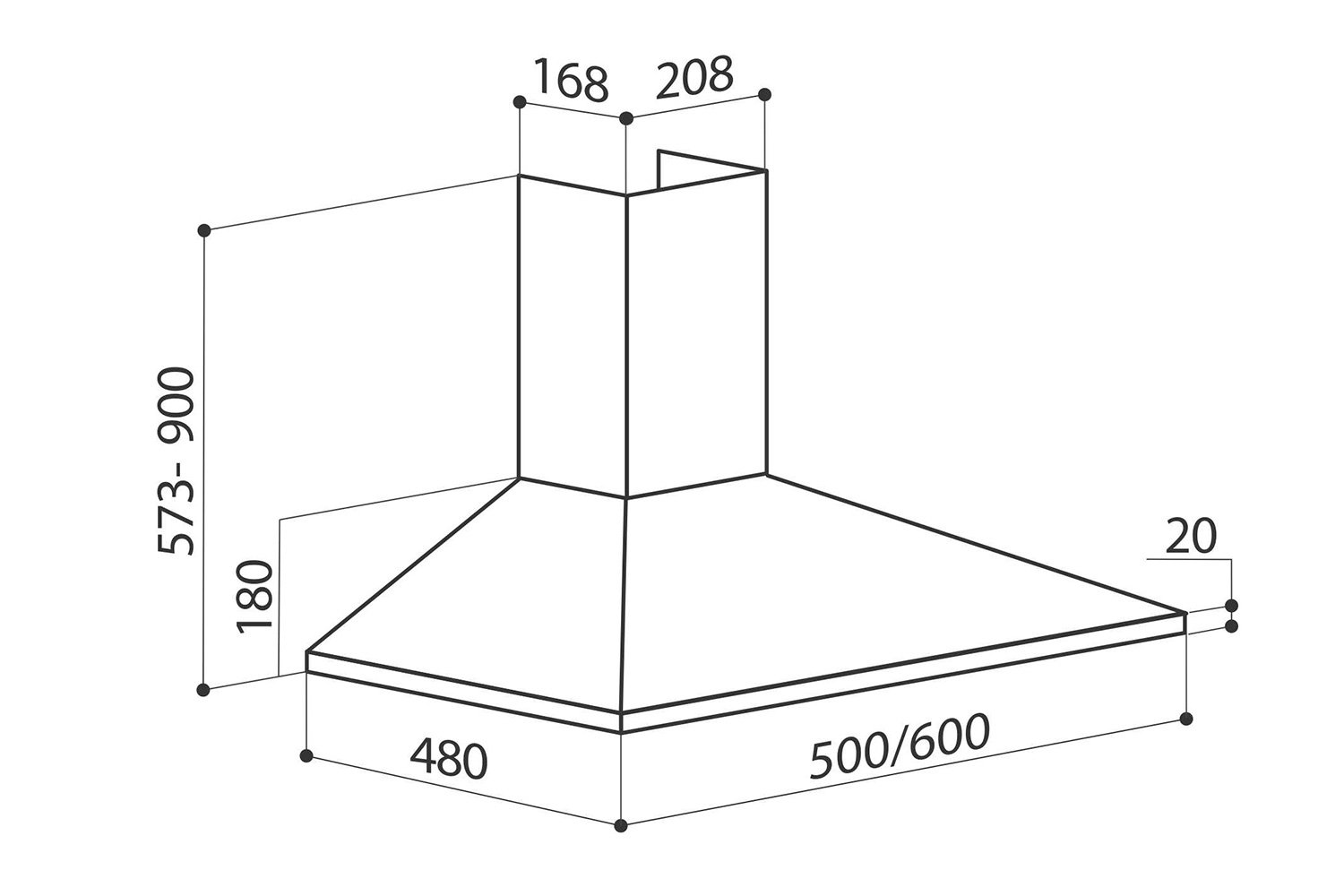 Вытяжка BASIC 600