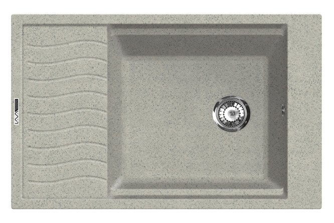 Изображение товара Мойка врезная с крылом LAVA L.9 SCANDIC 78х50х19 см