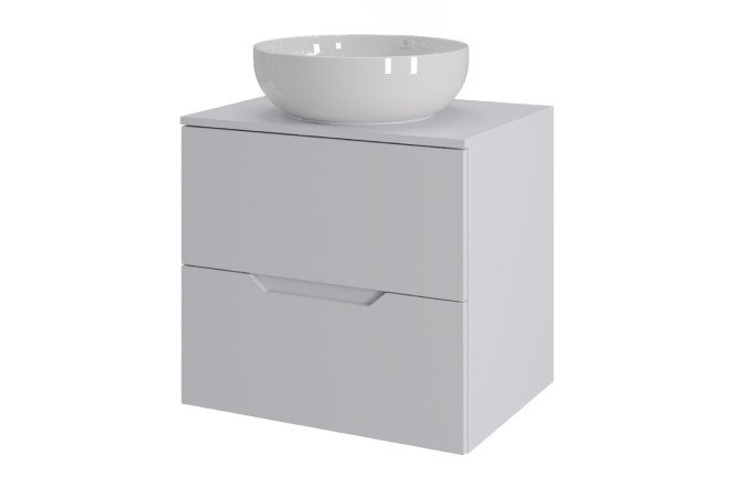 Изображение товара Подвесная тумба ORANGE Line 60 Li-60TuwMDF+B07-420W 60.5 см мебель для ванной и кухни