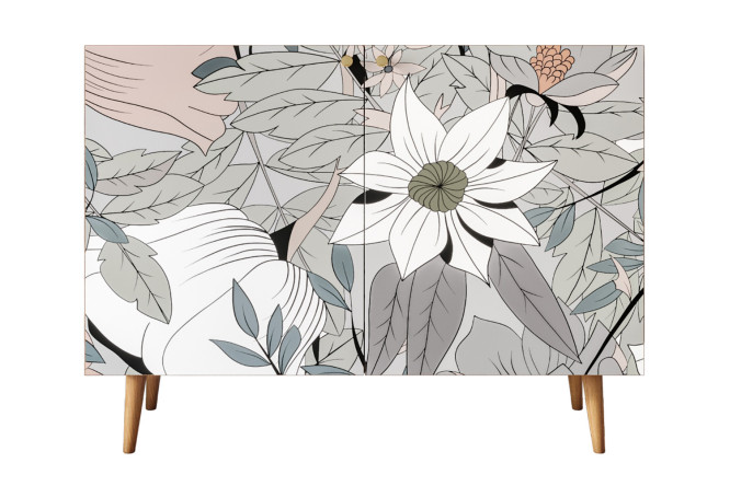 Изображение товара Комод с 2 дверками Berber 120х90х50 см стильный и вместительный