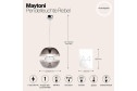 Светильник подвесной MAYTONI Modern Rebel 2 кв.м., LED, 30 см