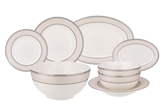 Изображение товара Столовый сервиз Lefard Infinity на 6 персон 23 предмета из фарфора