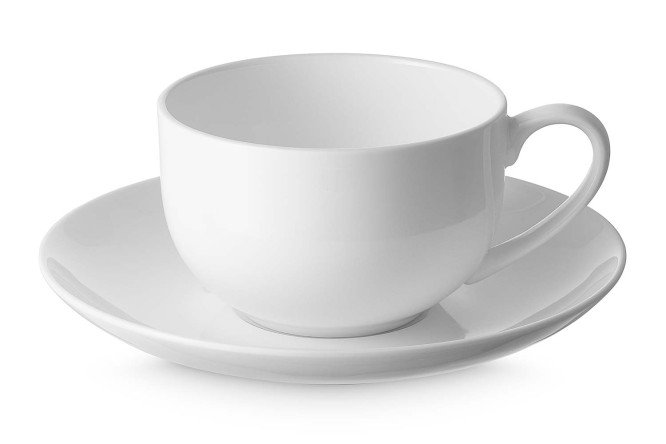Изображение товара Чашка и блюдце TUDOR ENGLAND Fine bone china на 1 персону Костяной фарфор