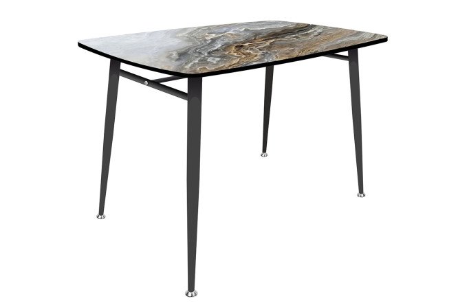 Изображение товара Стол Брик 110х75х70 см из лдсп и стекла - современный дизайн и надежность