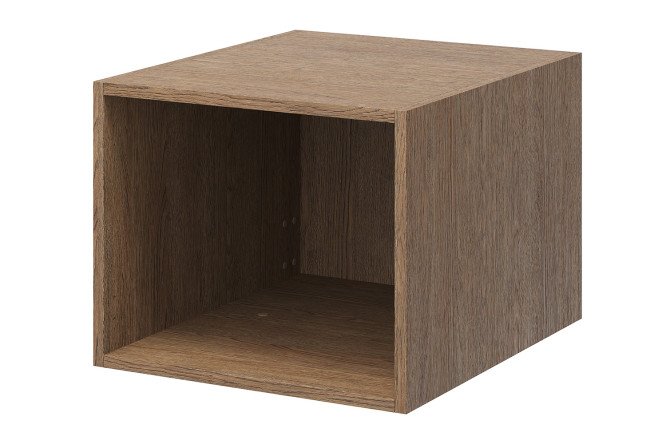 Изображение товара Корпус антресоли HOFF Блокс 50х40х58 см цвет дуб тёмный