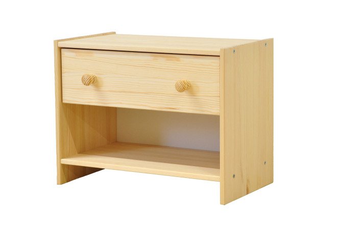 Изображение товара Прикроватная тумба Раст с ящиком из массива сосны натуральное дерево