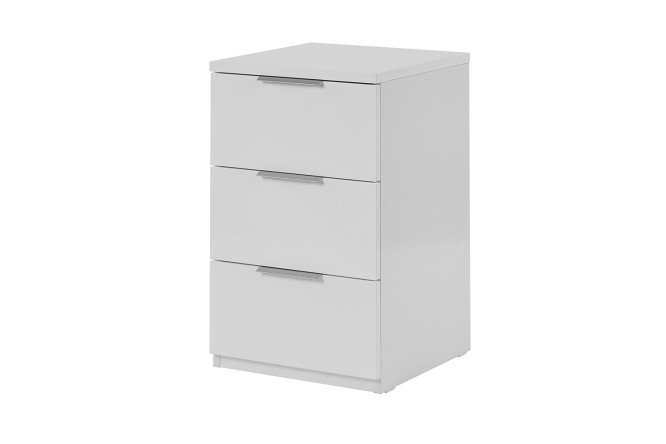 Изображение товара Стильная тумба Тайлер из ЛДСП с белым глянцем 40х66,3х40 см