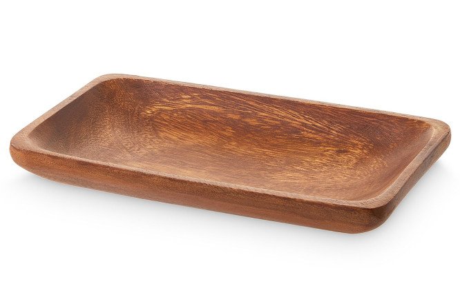 Изображение товара Блюдо HOFF Acacia из массива акации 20,3 x 2,5 x 12,7 см