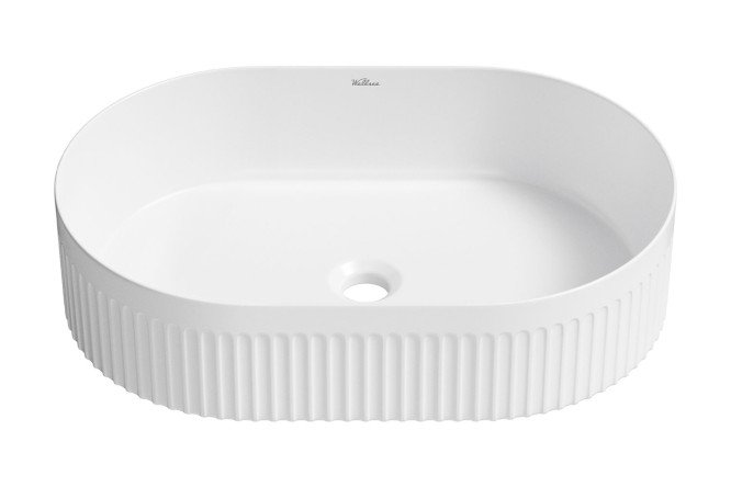 Изображение товара Накладная раковина Festive fox 2.0 50х12х32 см фарфор белый глянцевый