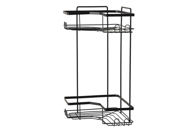 Изображение товара Полка угловая 2-ярусная BERKRAFT Loft 25x47.3x25 см