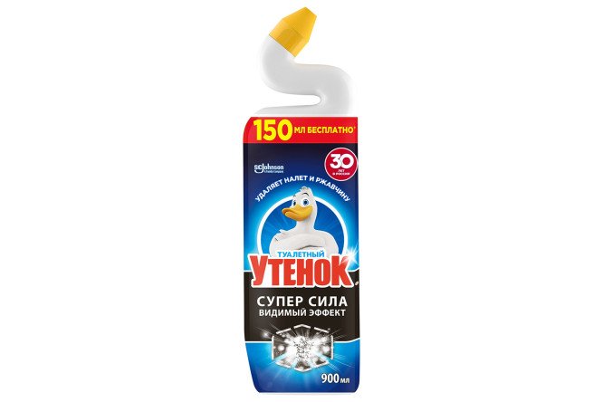 Изображение товара Чистящий гель для унитазов Суперсила 0,9 л с видимым эффектом