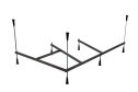 Каркас VAGNERPLAST VPK150100 для ванн Selena 147, Flora 141х56х92.5 см