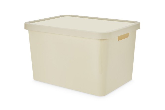 Изображение товара Контейнер с крышкой TRN-236 Latte, 27.7x22x37 см, 18 л
