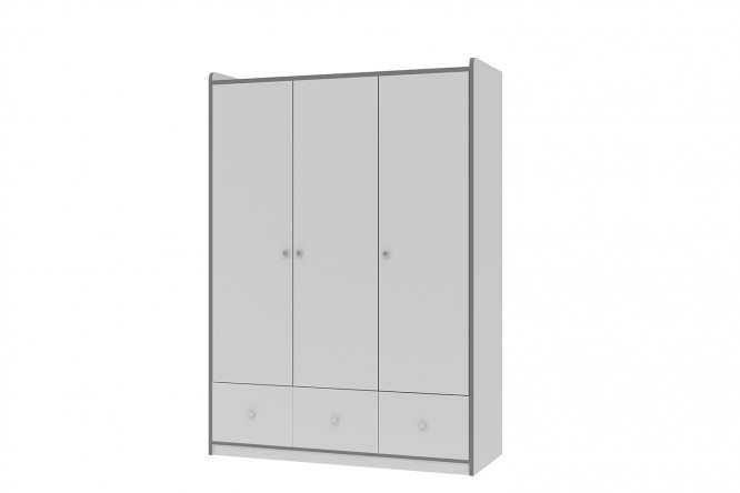 Изображение товара Шкаф 3-дверный Сильвер 150х210х60 см