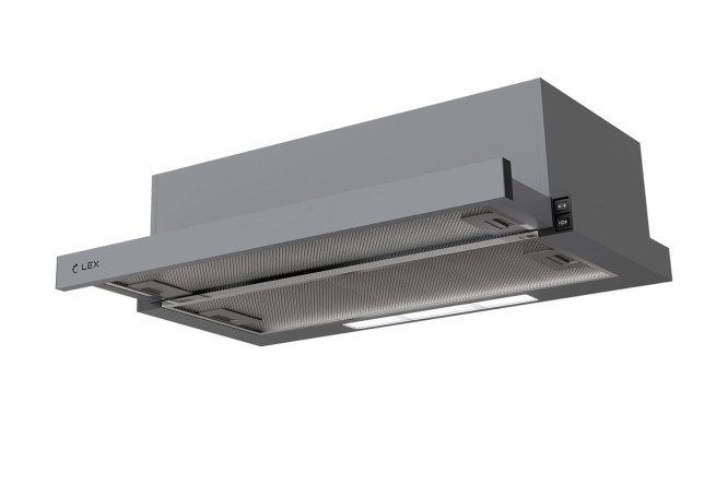Изображение товара Вытяжка LEX Hermes G 600 Grey 60 см для кухни с высокой производительностью