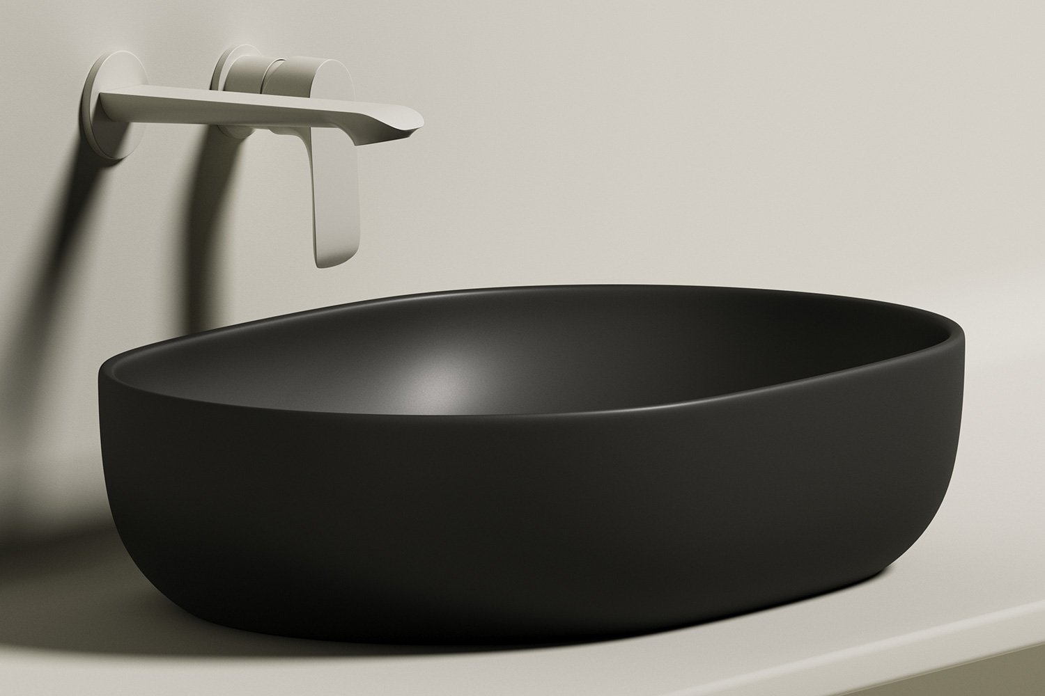 Умывальник накладной CERAMICANOVA Element CN6047MB 60х13.5х41.5 см