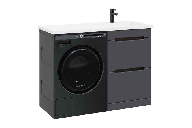 Изображение товара Тумба напольная Sanstar Darko 431.1-1.4.1.КПДАЛ дуб Вотан графит софт с раковиной