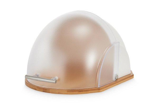 Изображение товара Хлебница BERKRAFT Motion 26.2х20х39 см из бамбука и пластмассы стильная