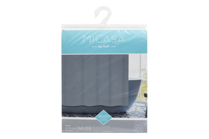 Штора для ванной комнаты MICASA Muse 180x200 см