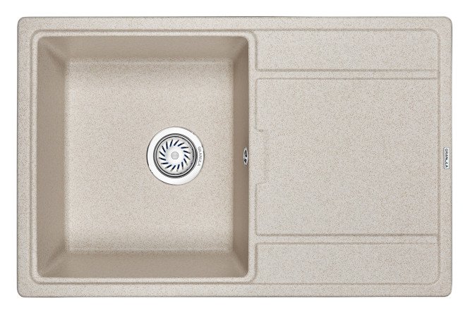 Изображение товара Мойка врезная с крылом GRANULA 7804 78x50x20 см из кварца