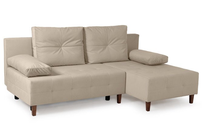 Изображение товара Угловой диван-кровать Дени с механизмом еврокнижка, размеры 196х84х127 см