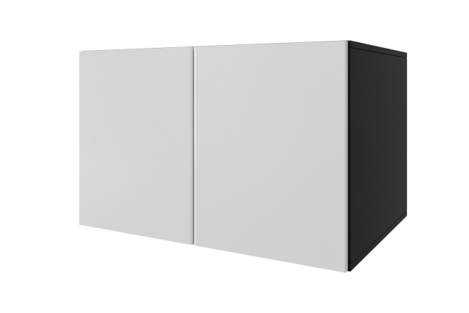 Антресоль Оскар Мун 80x50x56.6 см, цвет каркаса антрацит, фасада тальк