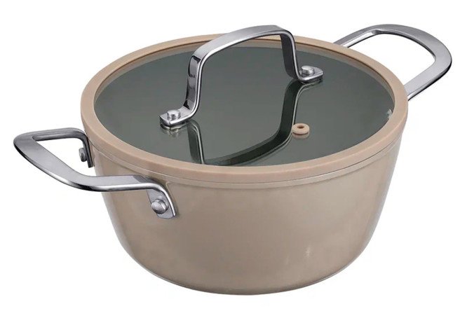 Кастрюля с крышкой REGENT Inox Taup 2.5 л