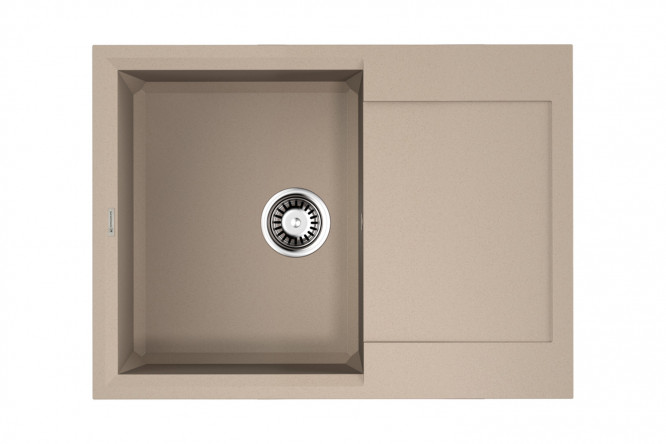 Изображение товара Мойка врезная с крылом OMOIKIRI Sakaime 68-SA 4993110, бежевый 68х50х19 см