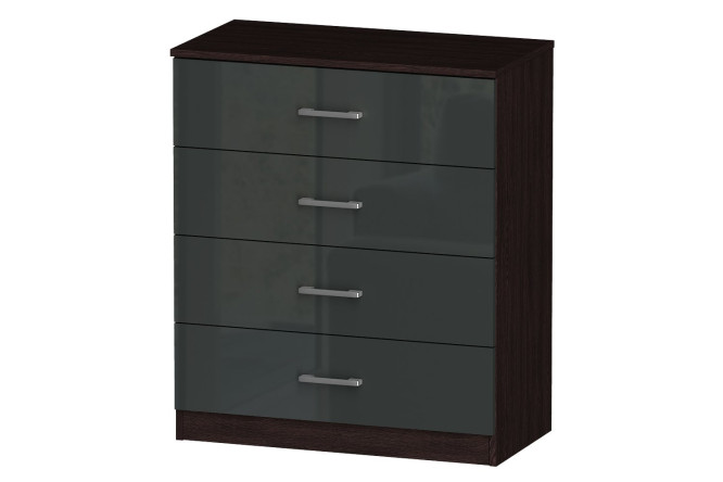 Изображение товара Комод Лайф 80х90х40 см антрацит венге современный дизайн