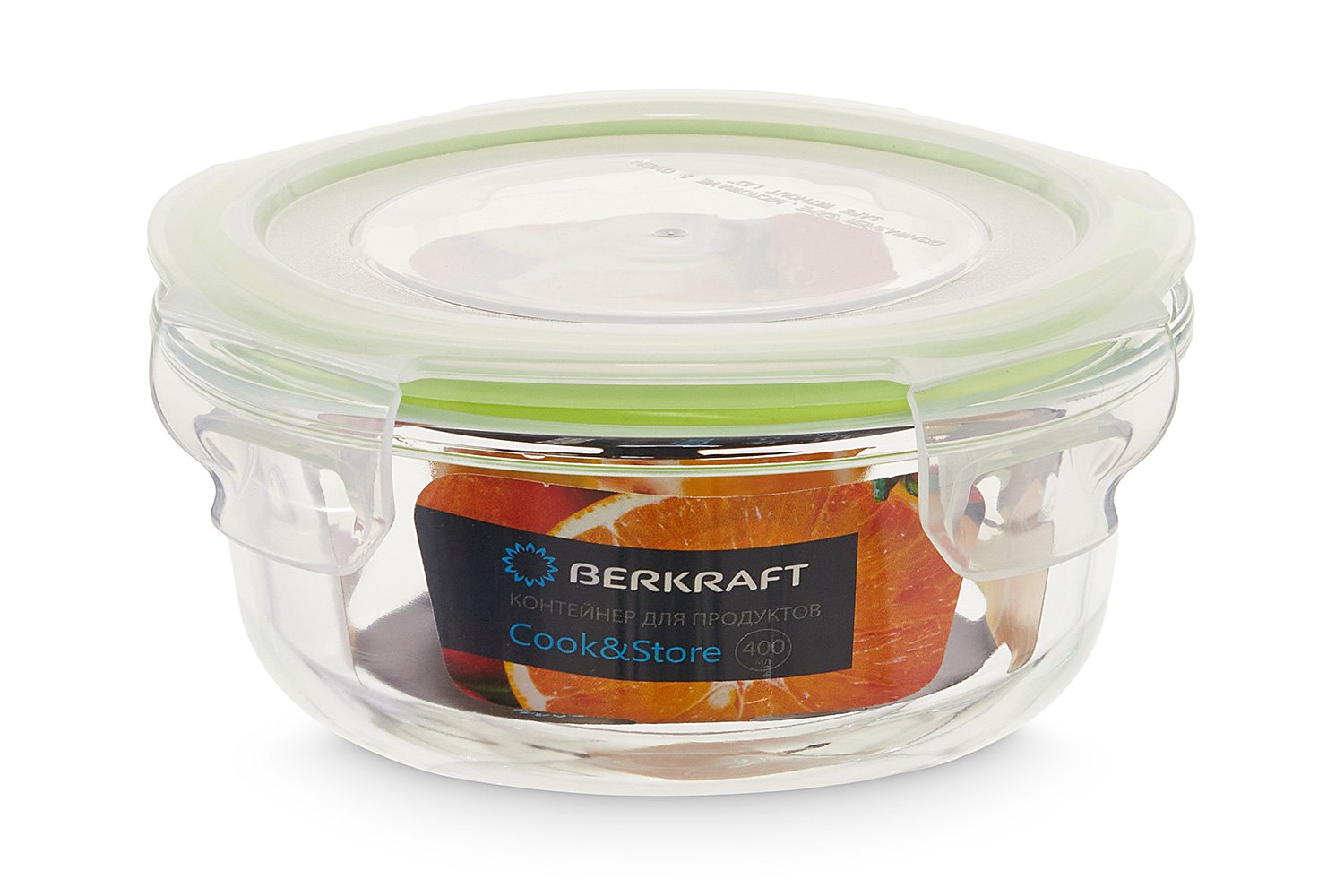 Контейнер для продуктов BERKRAFT 22HDL0304-L06 400 мл