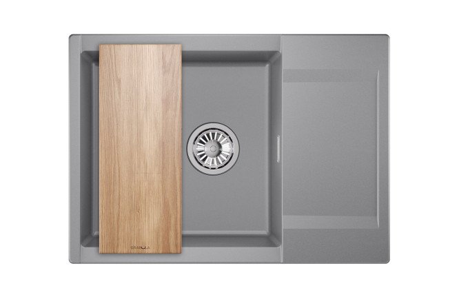 Изображение товара Врезная мойка GRANULA Estetica 7003 с крылом 70х50х22 см