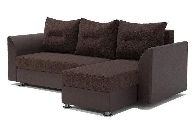 Изображение товара Угловой диван-кровать Ария Скала Еврокнижка 225х78х150 см спальное 140х190 см