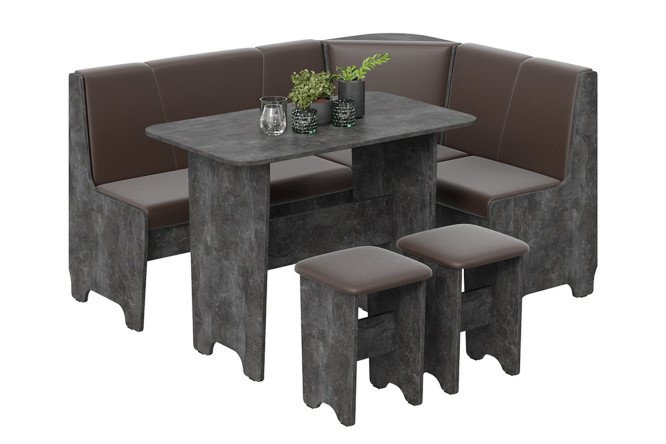 Изображение товара Кухонный уголок Техас с универсальным углом 153,2x80x113,2 см для кухни и гостиной