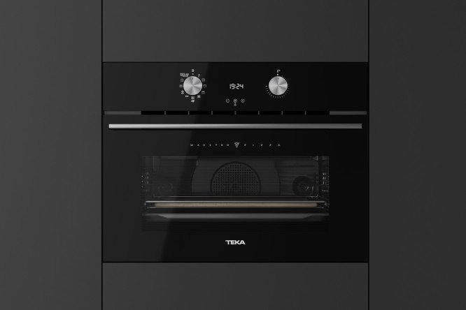 Электрический духовой шкаф Teka Urban Maestropizza HLC 8510P NIGHT RIVER BLACK 111130010 59.5х45.5х55.9 см
